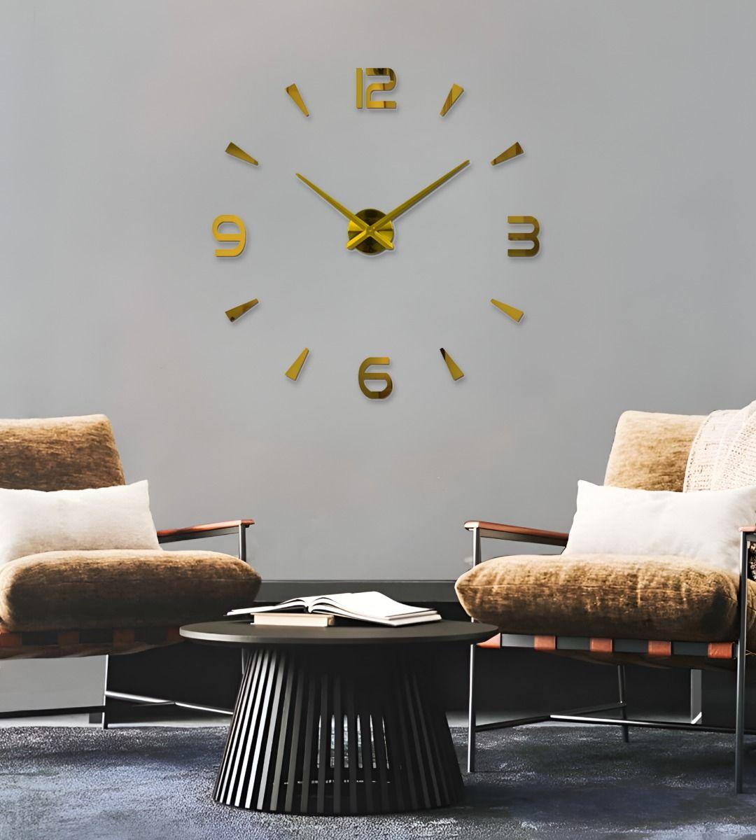 Reloj Pared Moderno 3D Acrílico Decoración Hogar Grande Jhn-4
