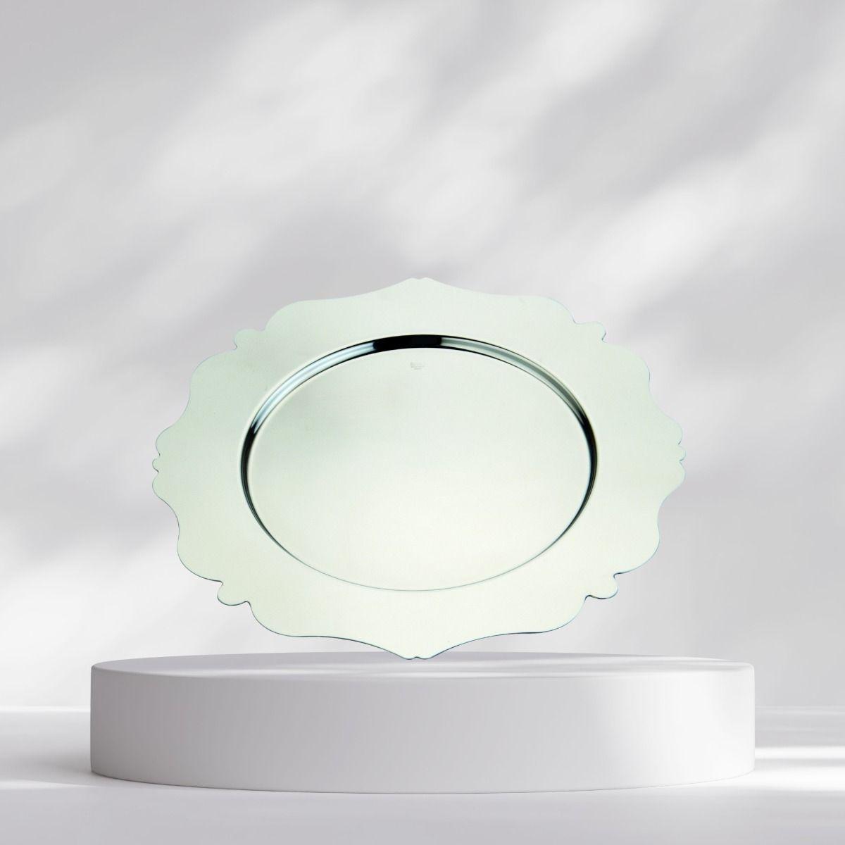 Set de 3 Plato Base Decorativo 33cm Eventos Mesa Jhn-9