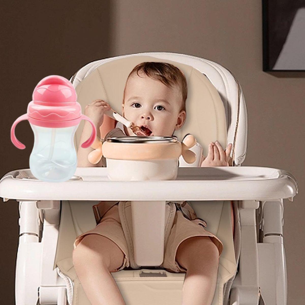 SET 3 VASOS CON SOBERTE ANTIDERRAMES PARA BEBES LAU-5