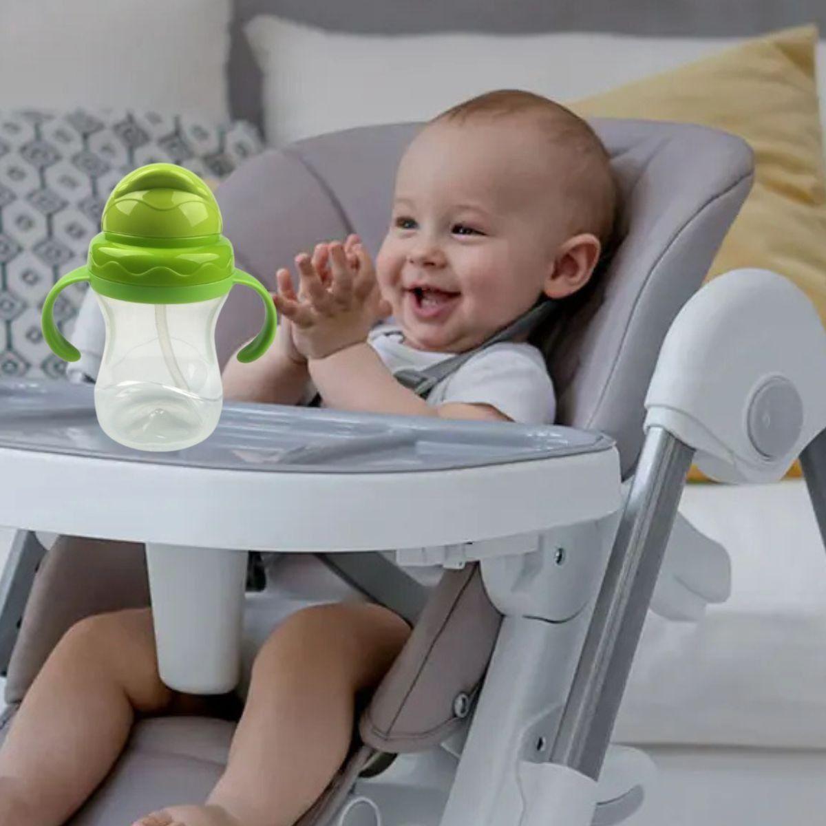 SET 3 VASOS CON SOBERTE ANTIDERRAMES PARA BEBES LAU-7