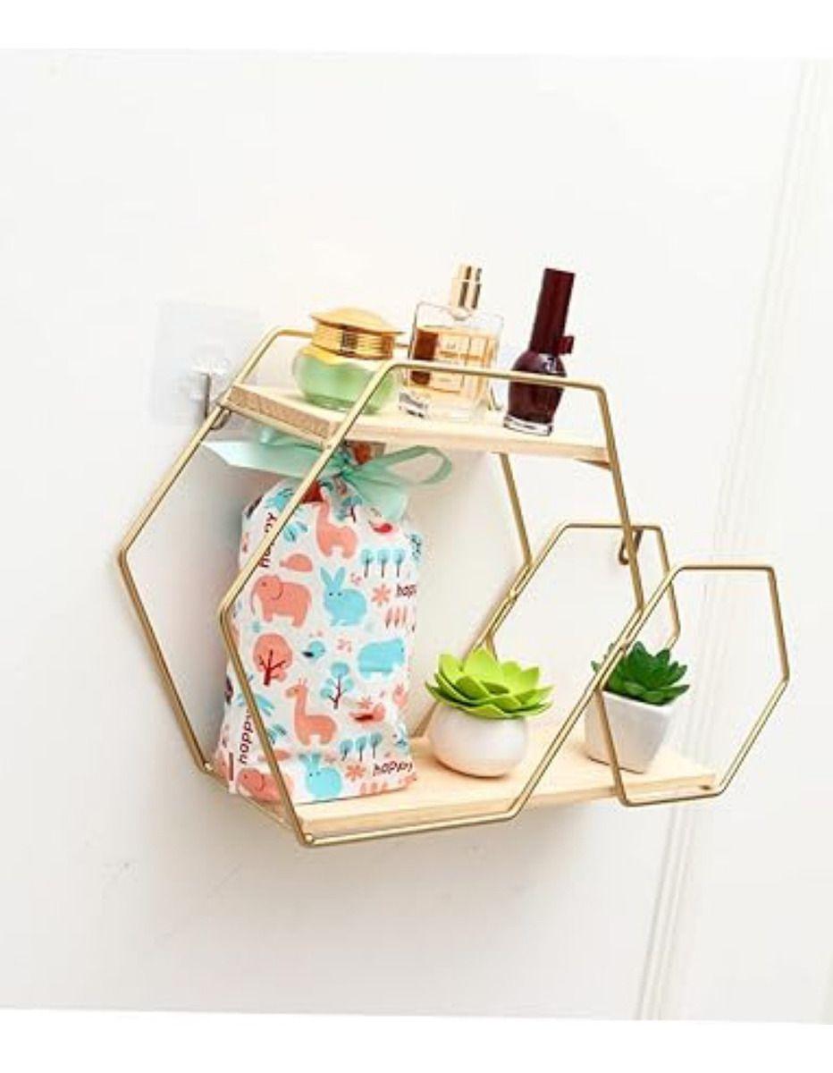 Estantería Pared Hexagonal Moderno Decorativo Hogar Jhn-6