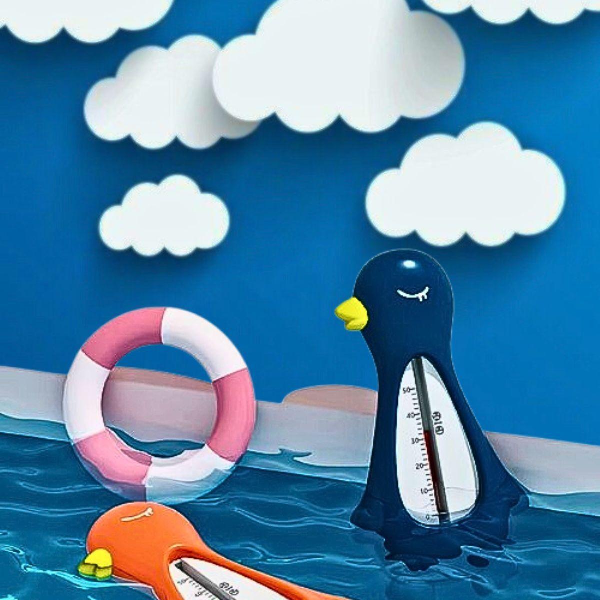 Set 3 Termometro Ducha Agua Baño Diseño Pato Niños Lau-2