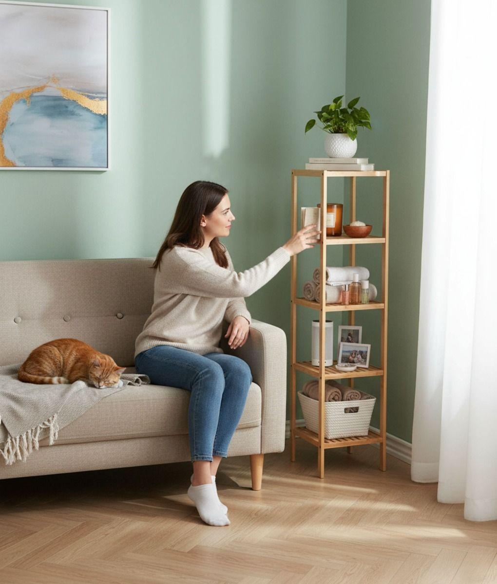 Estante Organizador Cinco Niveles Decorativo Minimalista Jhn-4