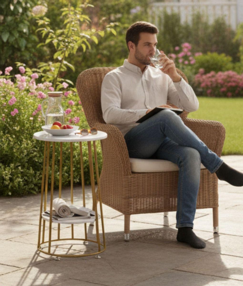 Porta Macetas Creativa 2 Niveles Soporte Multifuncional Jhn-4