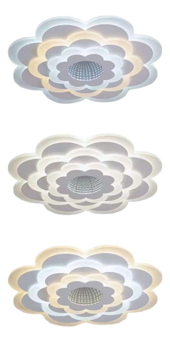 Lámpara Techo Decorativa LED Flor Efecto 3D Jhn-2