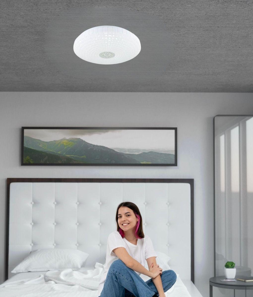 Lámpara Techo Decorativa Elegante Texturizada Sutil Jhn-7