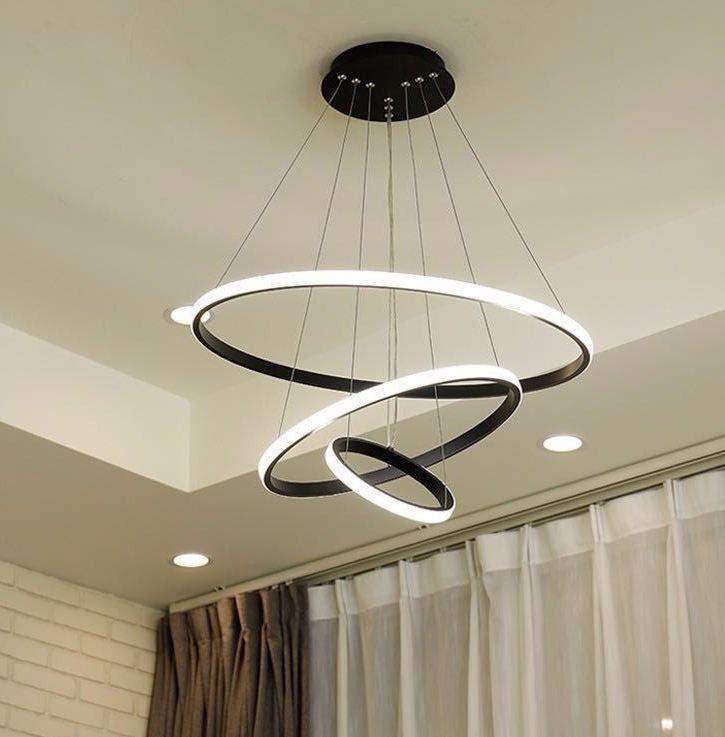 Lámpara Colgante Techo Redonda Luz Moderna Hogar Lau-5