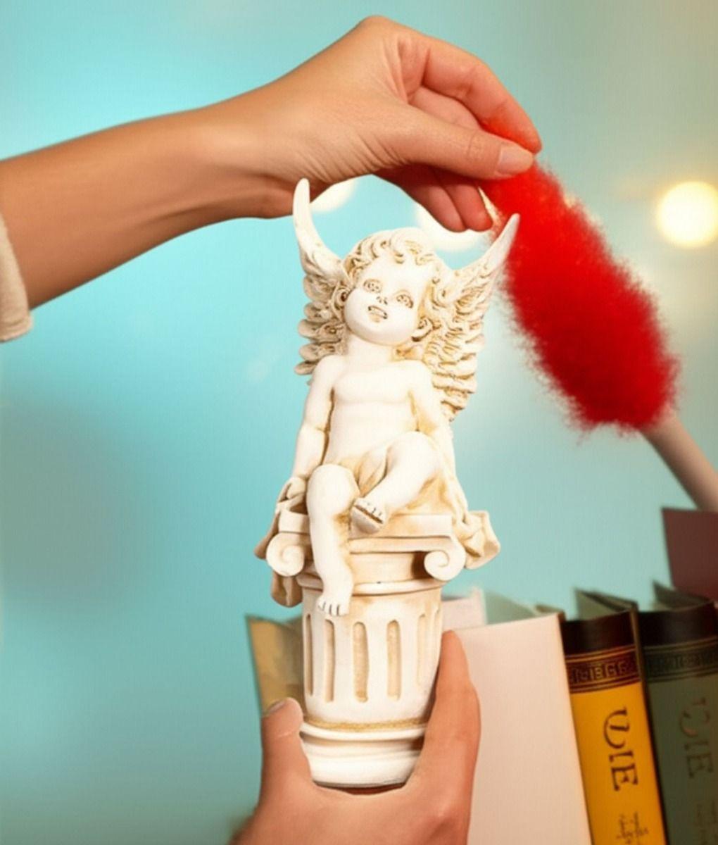 Estatua Jardín Hogar Pilar Romano Querubín Angel Jhn-3