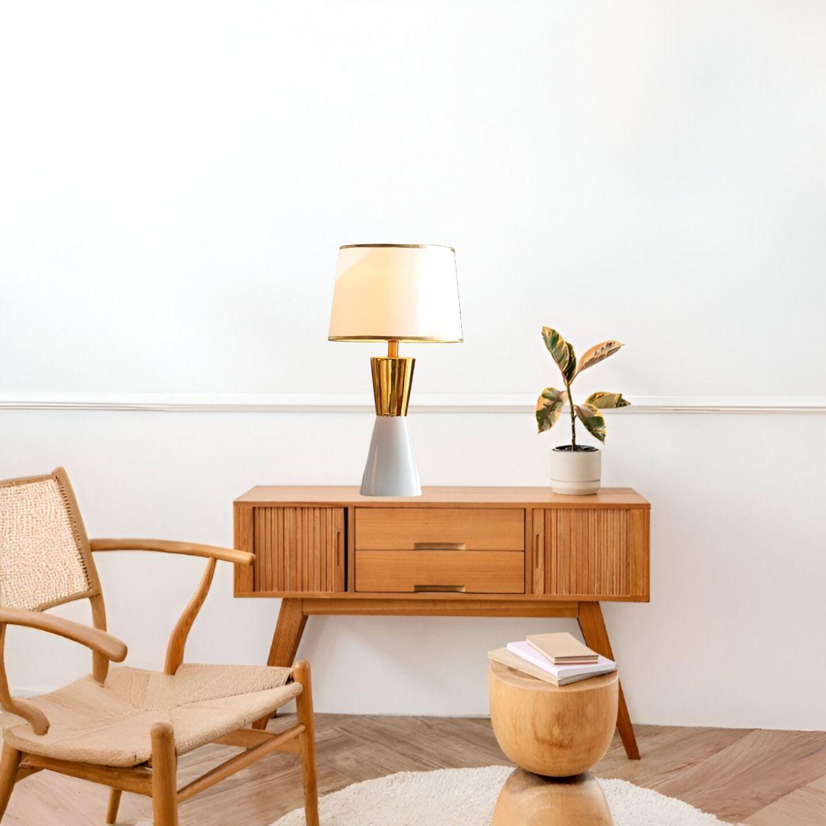 Lámpara Mesa Cerámica Decorativa Moderna Estilo Nórdico Jhn-3