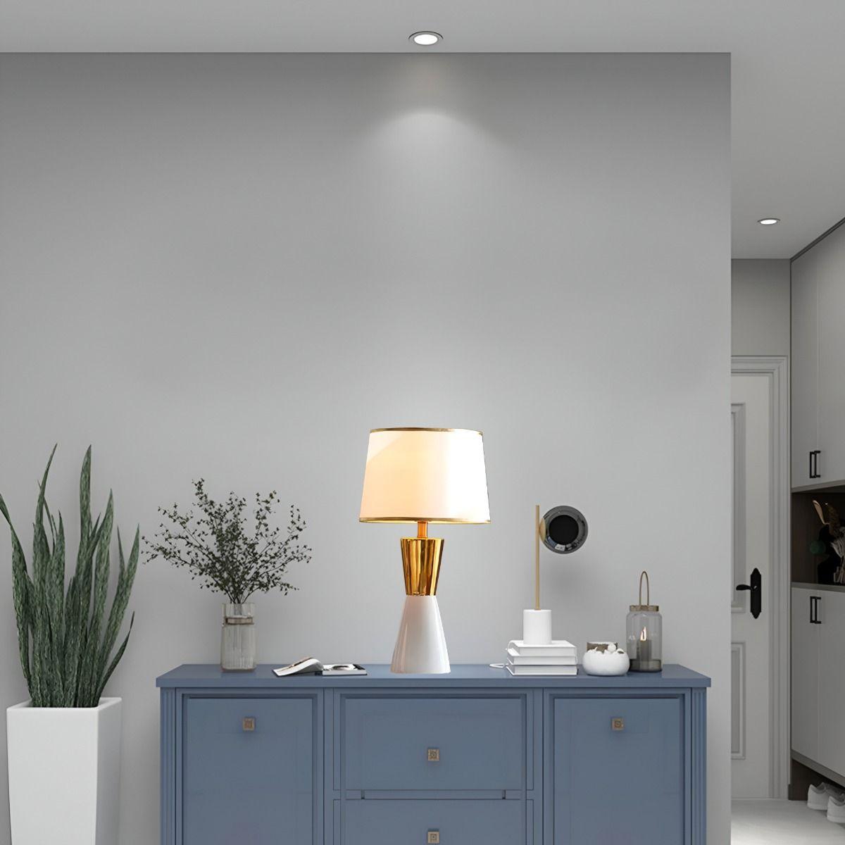 Lámpara Mesa Cerámica Decorativa Moderna Estilo Nórdico Jhn-9