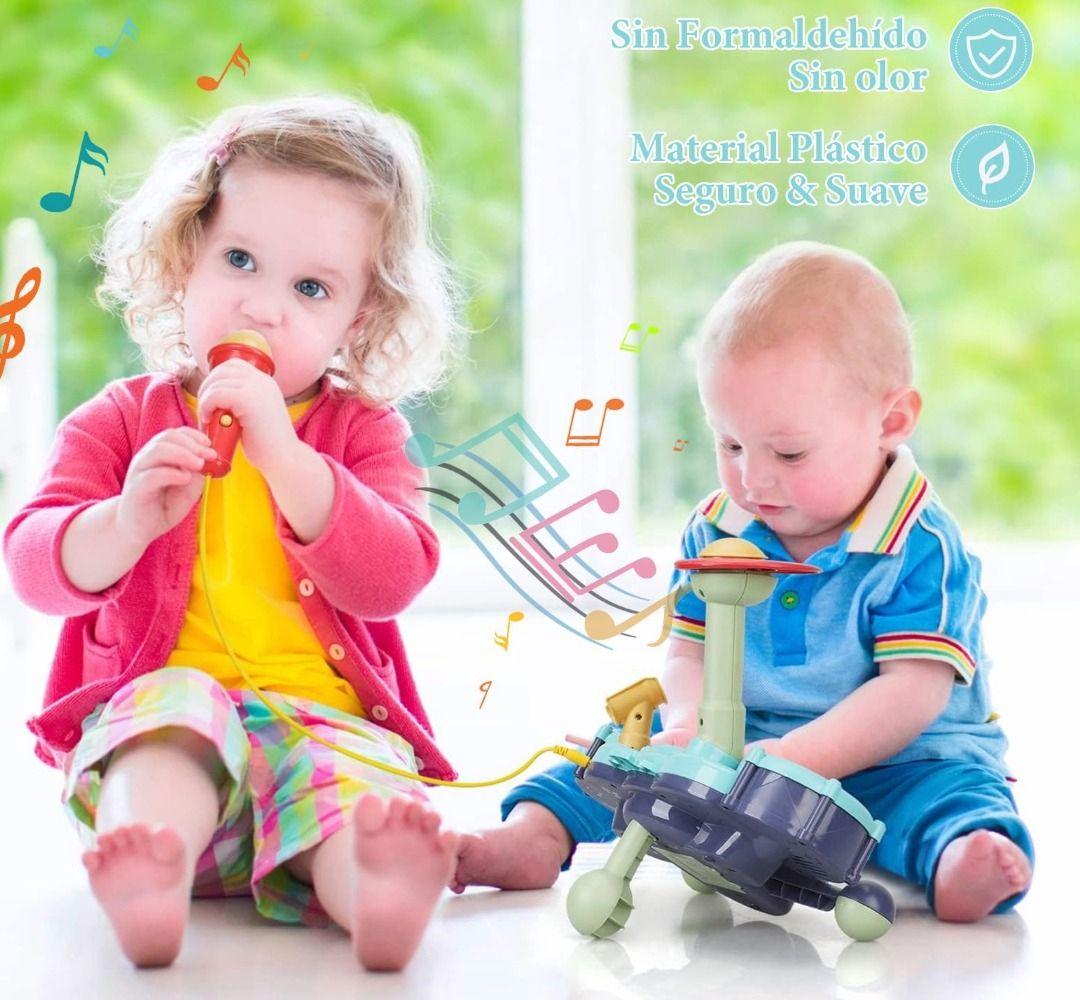 Juguete Juego Forma Cangrejo Bateria Musical Bebes Lau-6