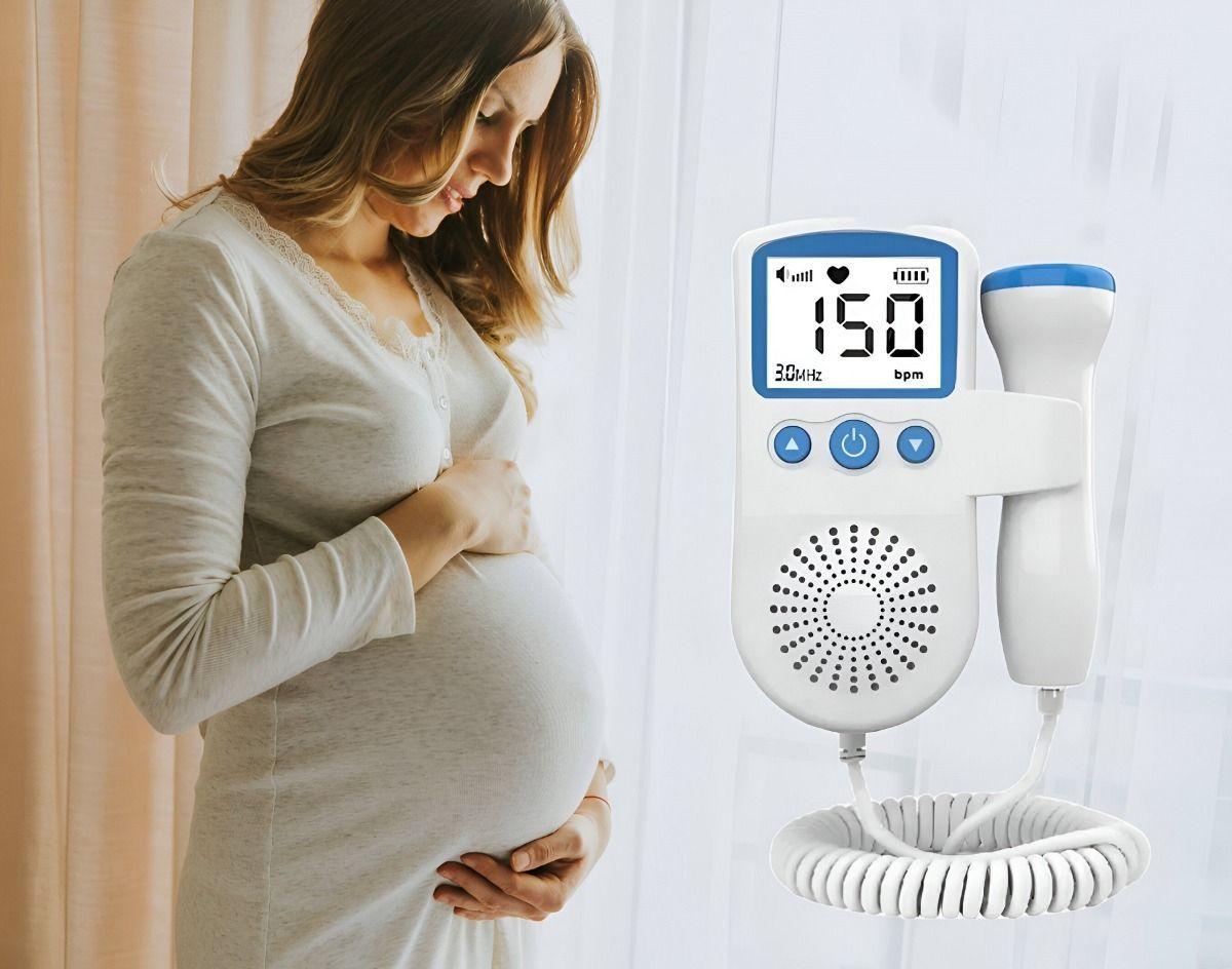 Ecógrafo Doppler Fetal Portátil Latidos Corazón Bebé Jhn-7