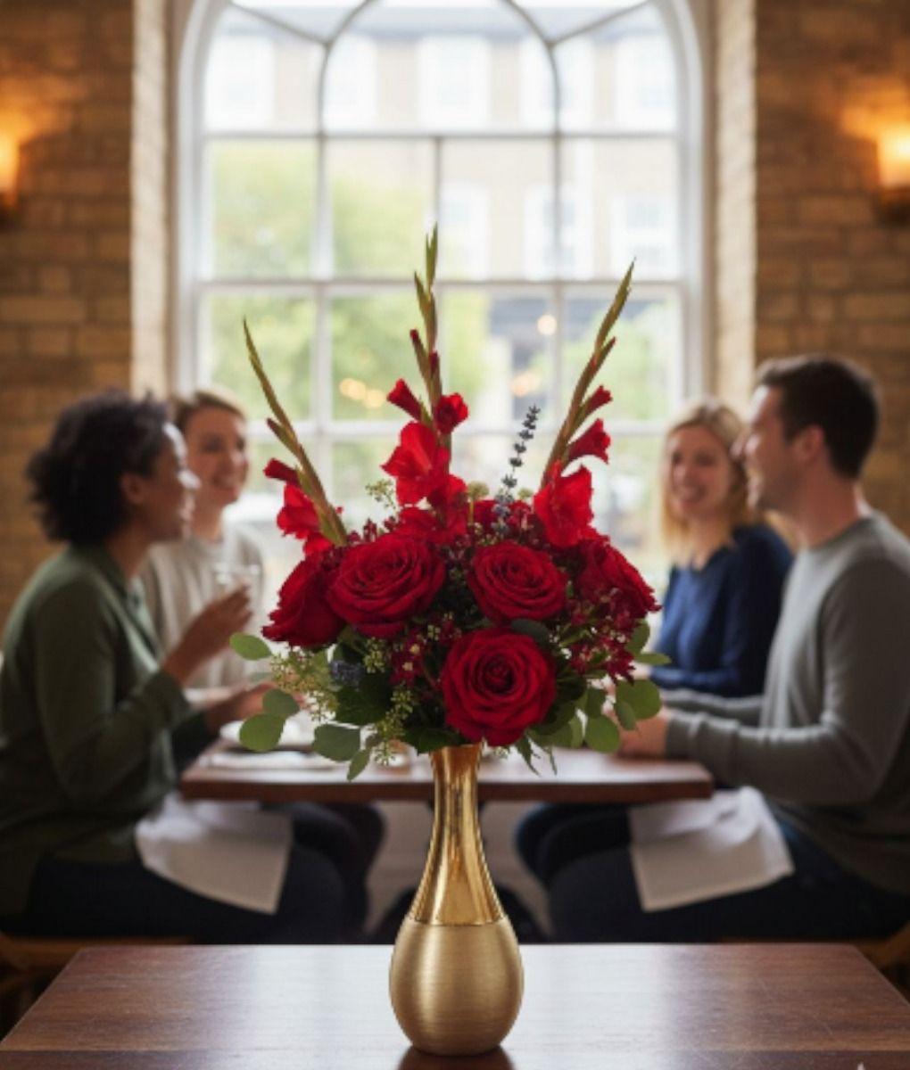 Florero Decorativo Moderno Silueta Gota Textura Dual Jhn-3