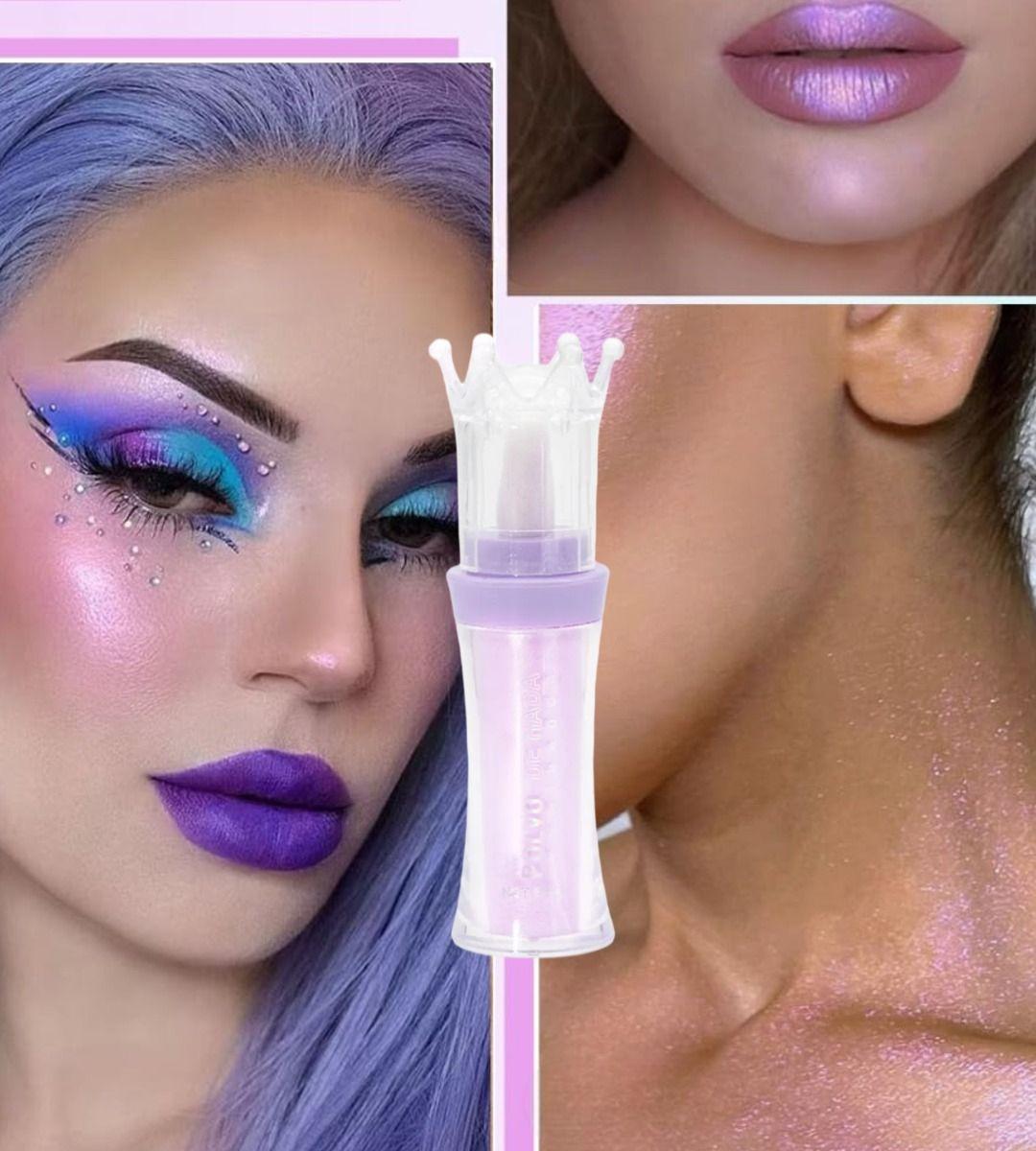 Set 4 Iluminador Polvo de Hadas Brillo Luminoso Sútil Jhn-3