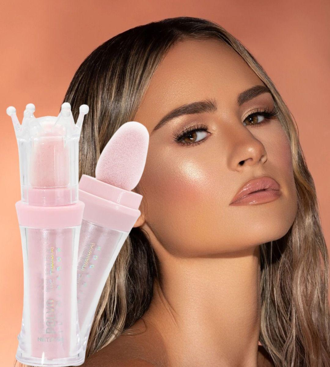 Set 4 Iluminador Polvo de Hadas Brillo Luminoso Sútil Jhn-9