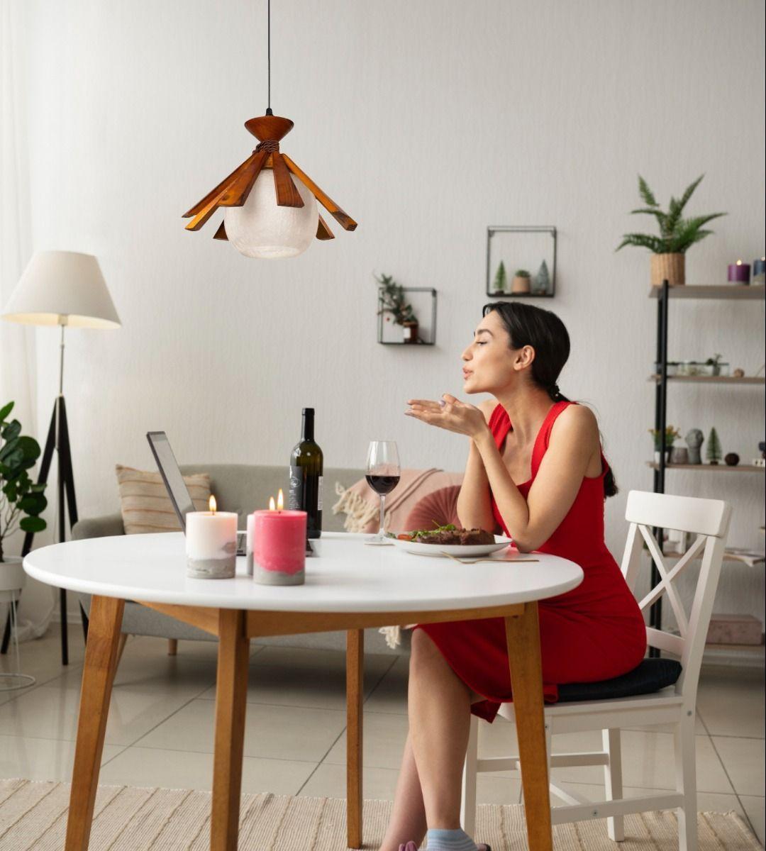 Lámpara Colgante Retro Interior Estilo Japonés Jhn-3