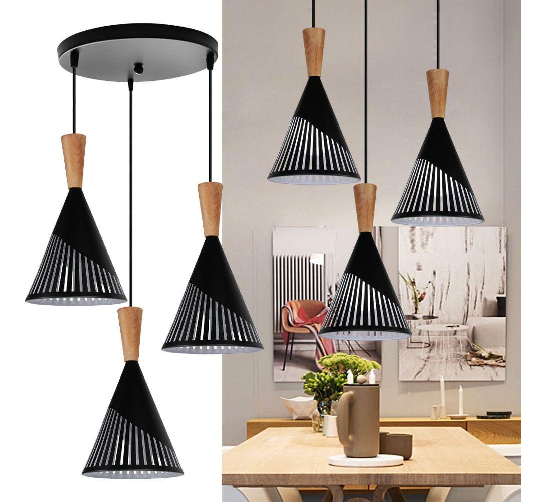 Lámpara Colgante Decorativa Ajustable Mesa Comedor Lau-5