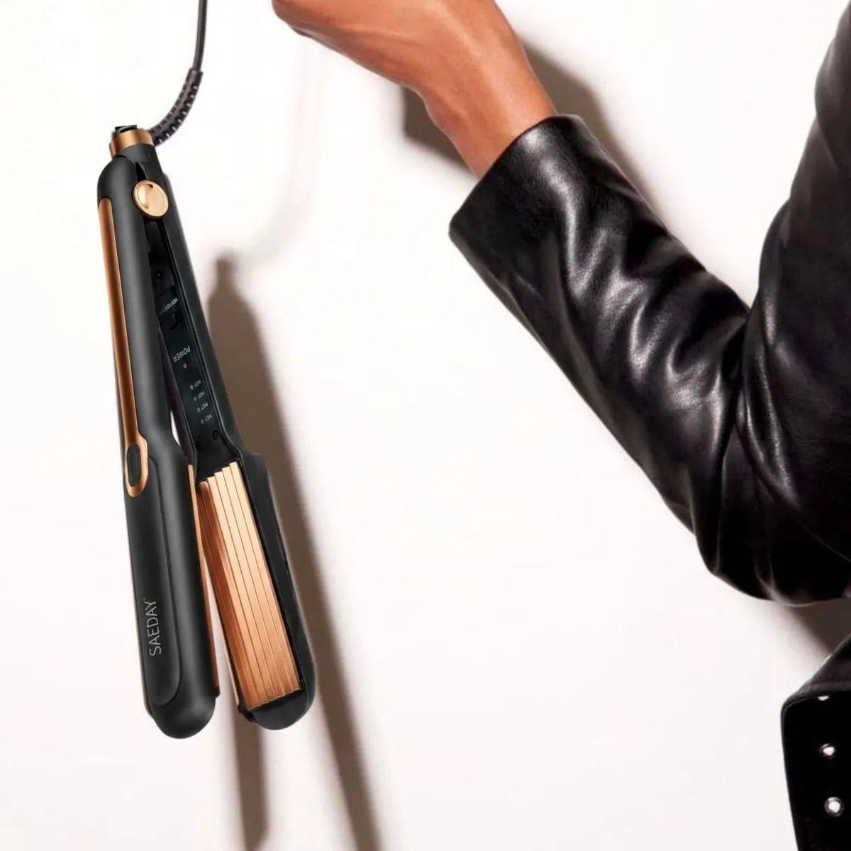 Rizadora Onduladora Cabello Efecto Crimpado Profesional ALJ-8