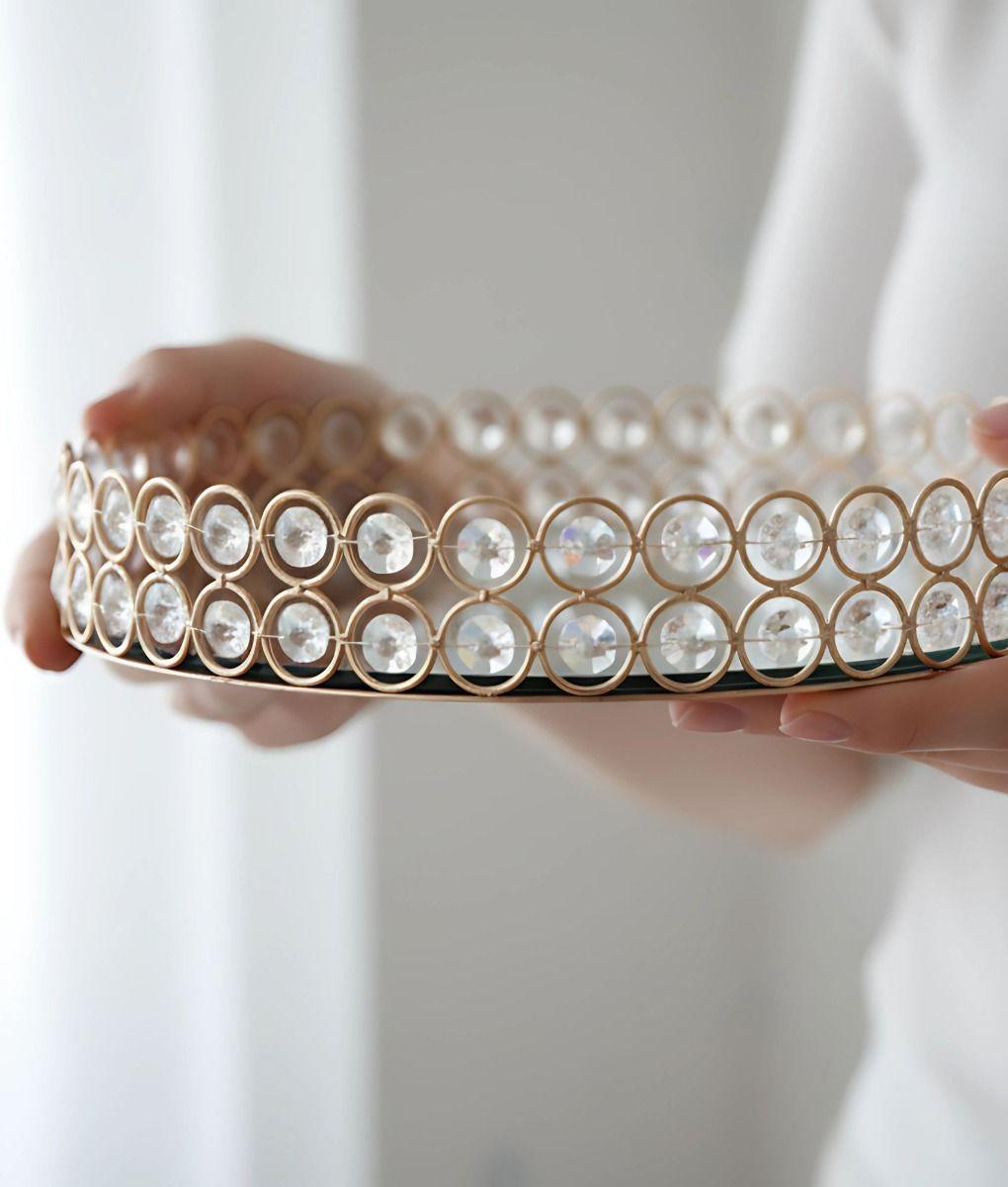 Bandeja Decorativa Multifuncional Almacenamiento Hogar Jhn-4