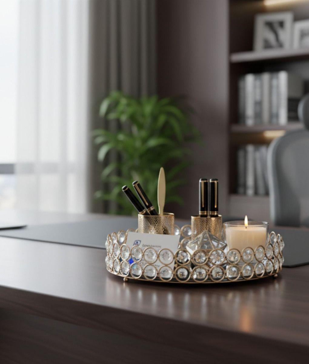 Bandeja Decorativa Multifuncional Almacenamiento Hogar Jhn-9