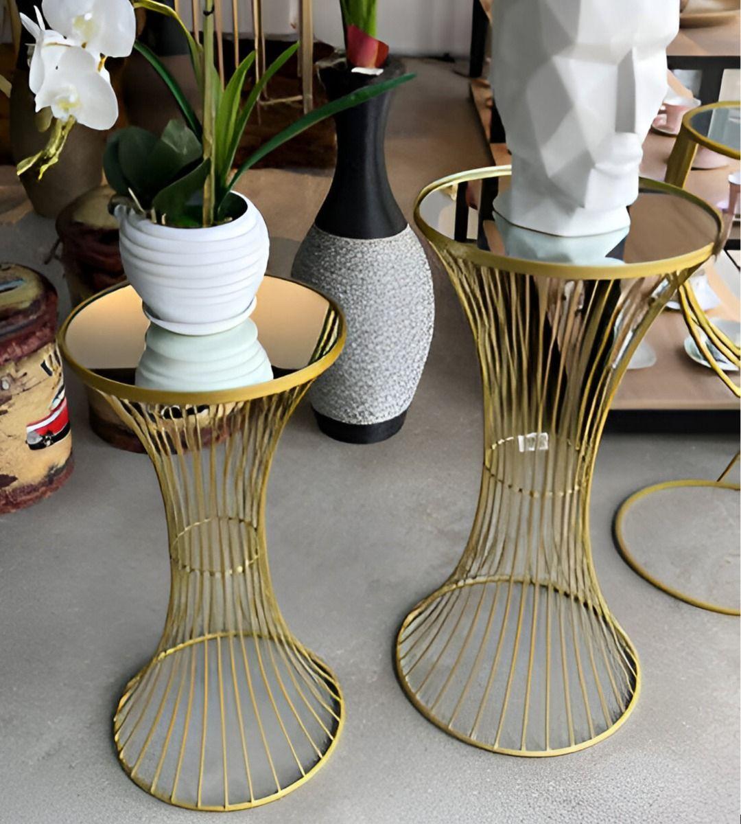 Mesa Auxiliar Centro Noche Decorativa Elegante Jhn-8