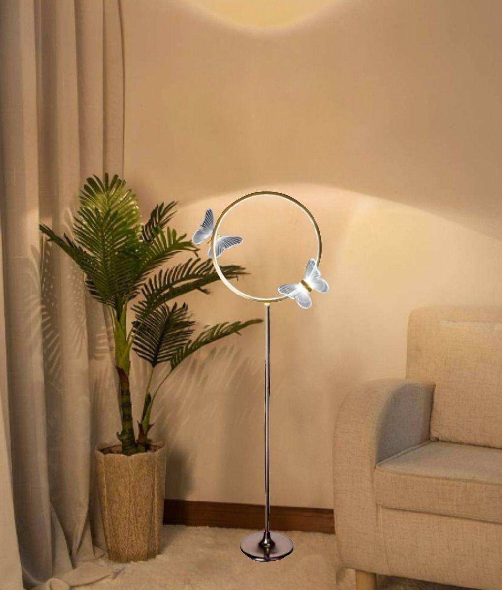 Lámpara Pie Decorativa Funcional Elegante Minimalista Jhn-9