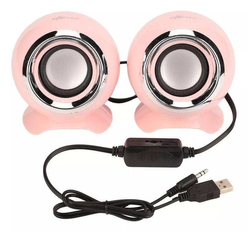 Parlante Ordenador USB Interfaz Portátil Sonido Envolvente Lau-4