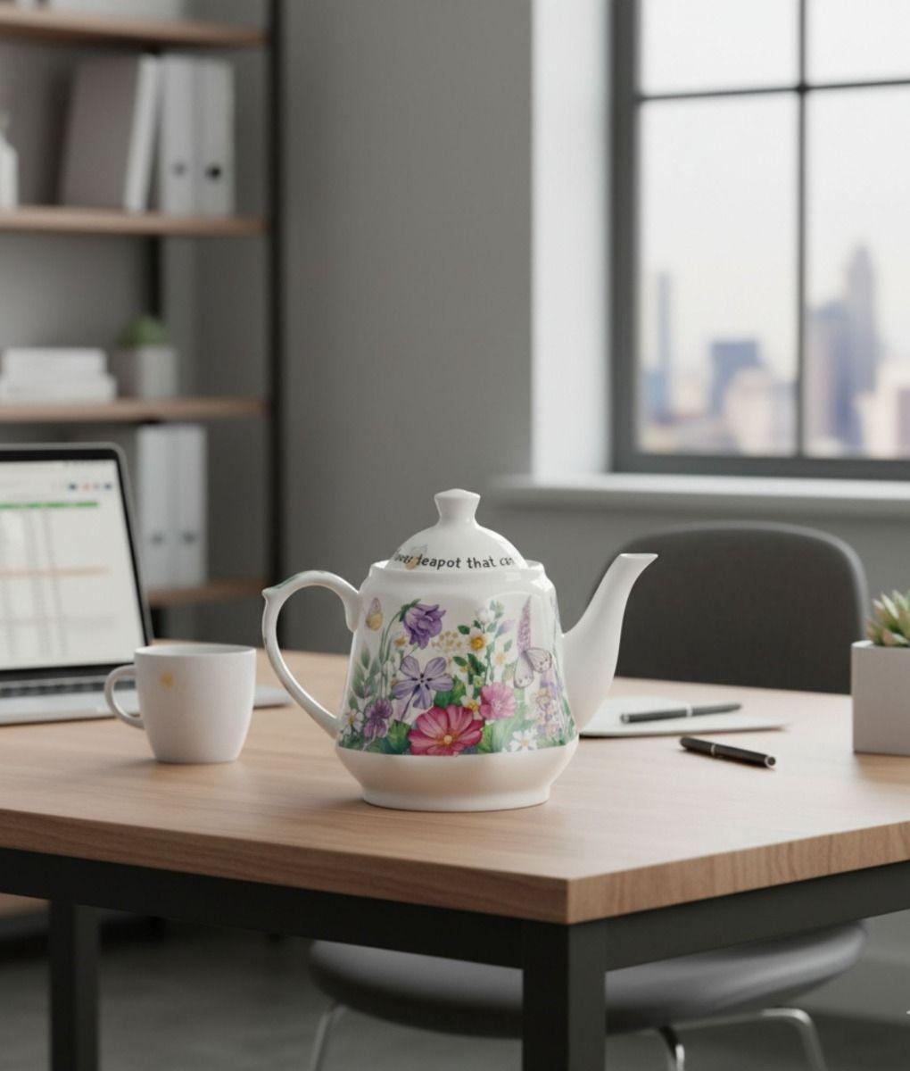 Tetera Diseño Botánico Belleza Natural Decoración Hogar Jhn-6