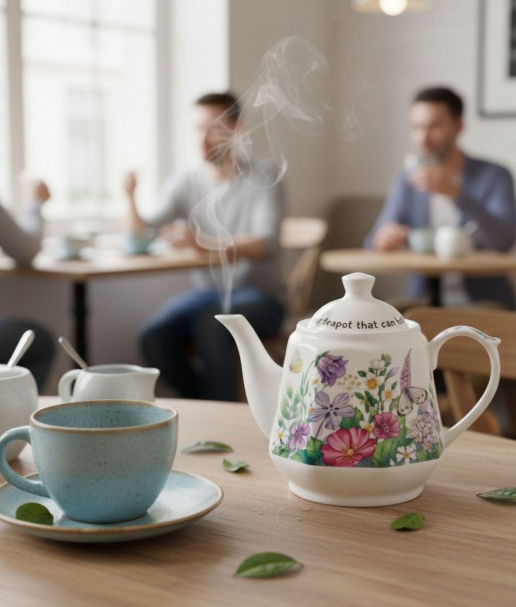 Tetera Diseño Botánico Belleza Natural Decoración Hogar Jhn-9