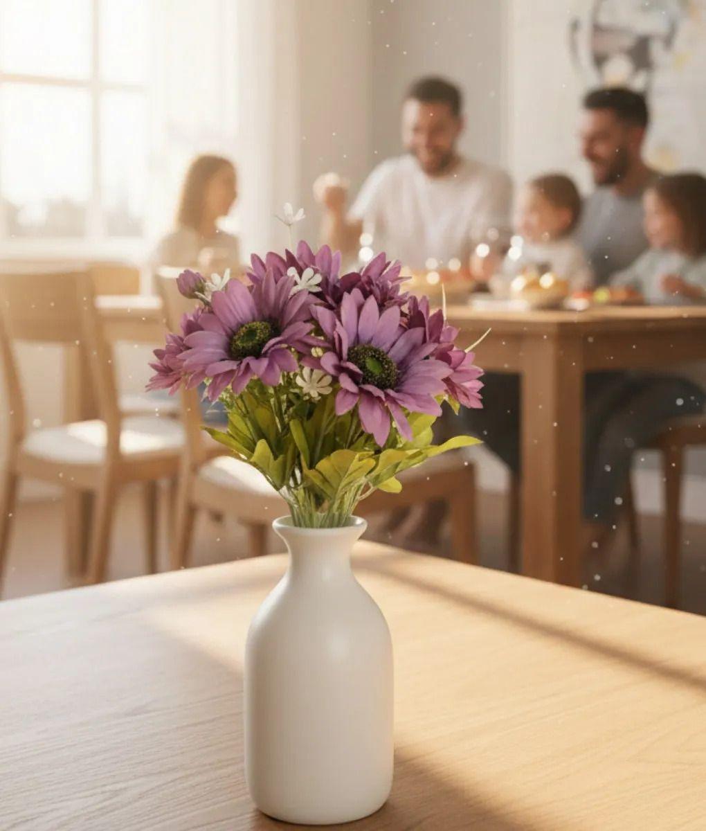 Set 2 Ramo Floral Artificial Silvestre Adorno Decorativo Jhn-2