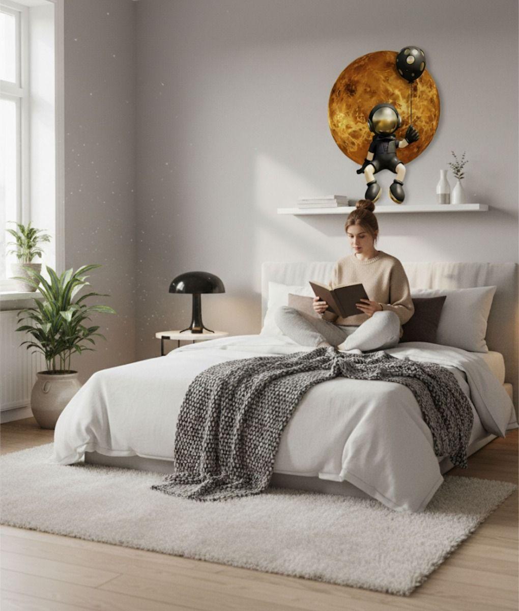 Decoración Pared Cuadro LED Decorativo Hogar Astronauta Jhn-4