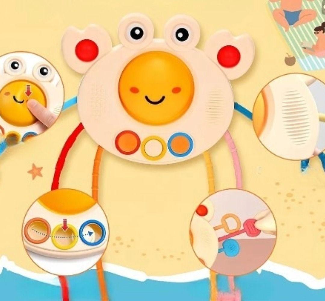 Sonajero Juguete Sensorial Denticion Estimulacion Bebe Lau-1