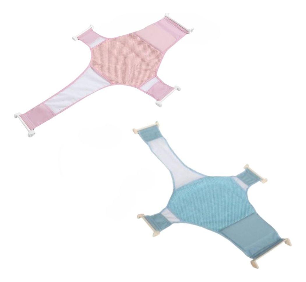 SET 2 ALMOHADILLA MALLA BAÑO ERGONOMICO SOPORTE BEBE LAU-4