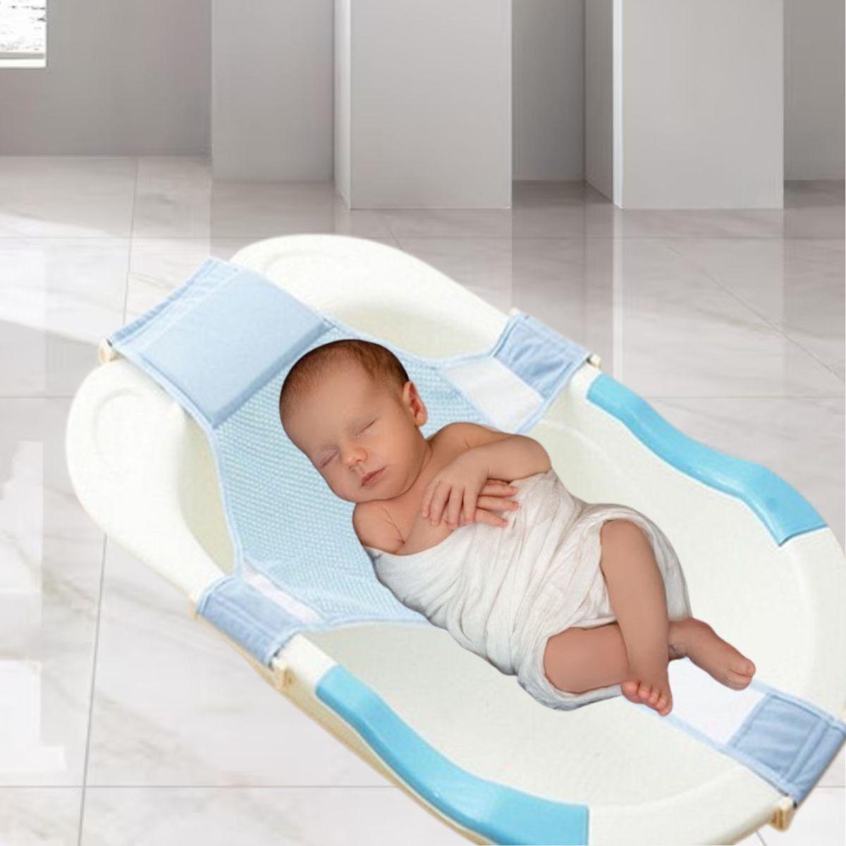 SET 2 ALMOHADILLA MALLA BAÑO ERGONOMICO SOPORTE BEBE LAU-9