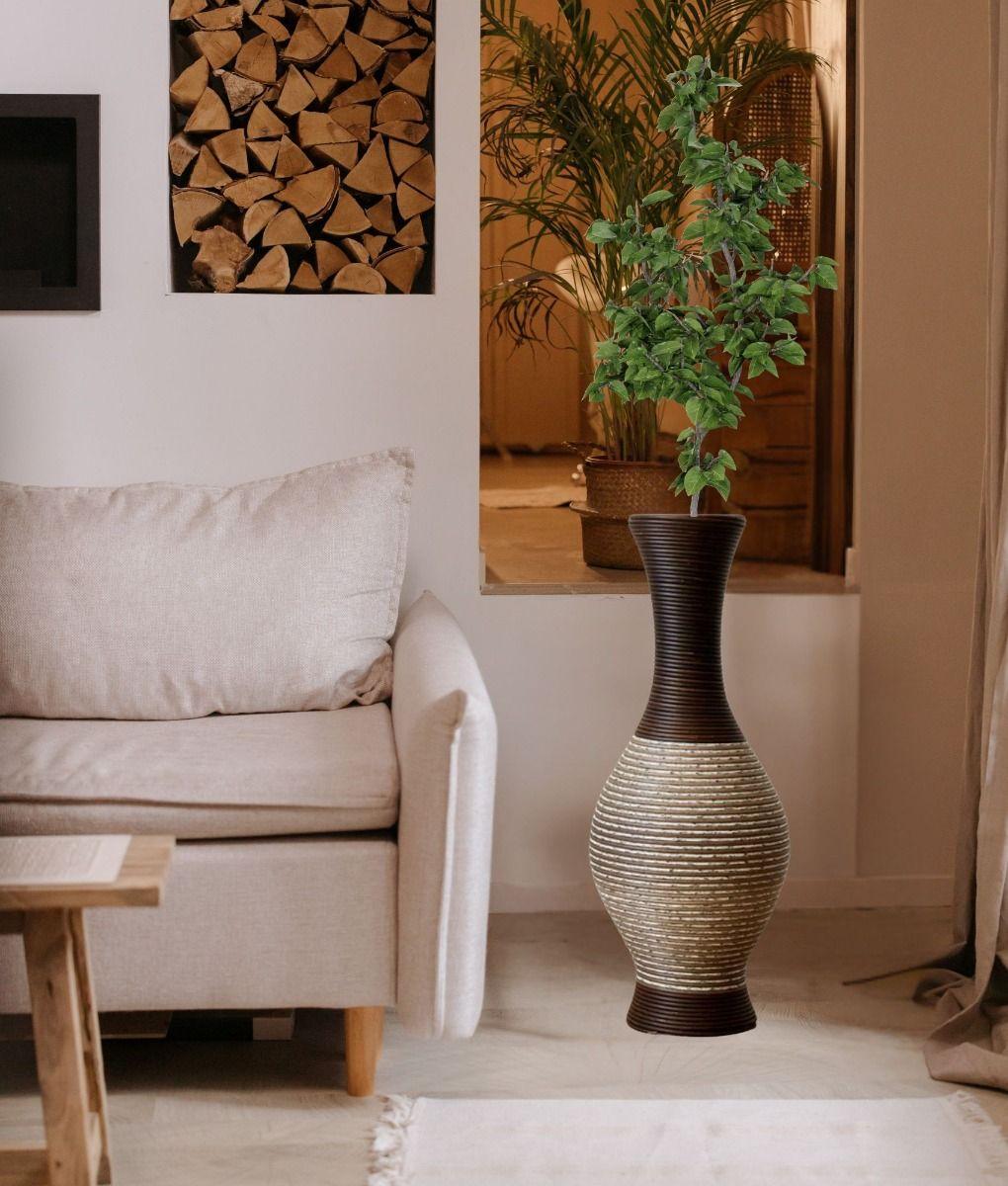 Florero Jarrón Alto Decorativo Soporte Flores Hogar 60cm Jhn-5