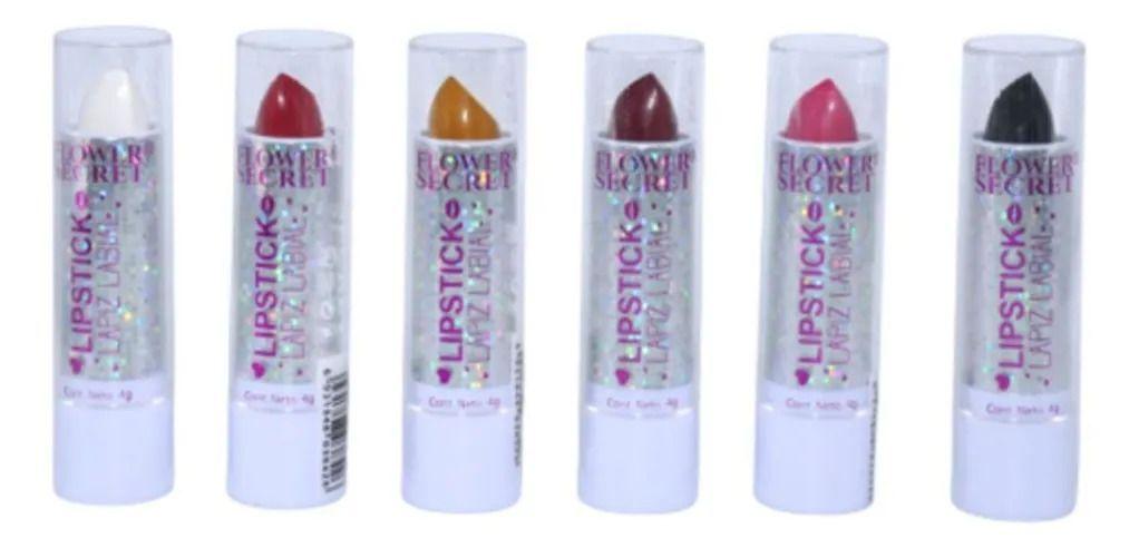 Set 5 Labiales Mate Colores Fantasía Larga Duración ALJ-2
