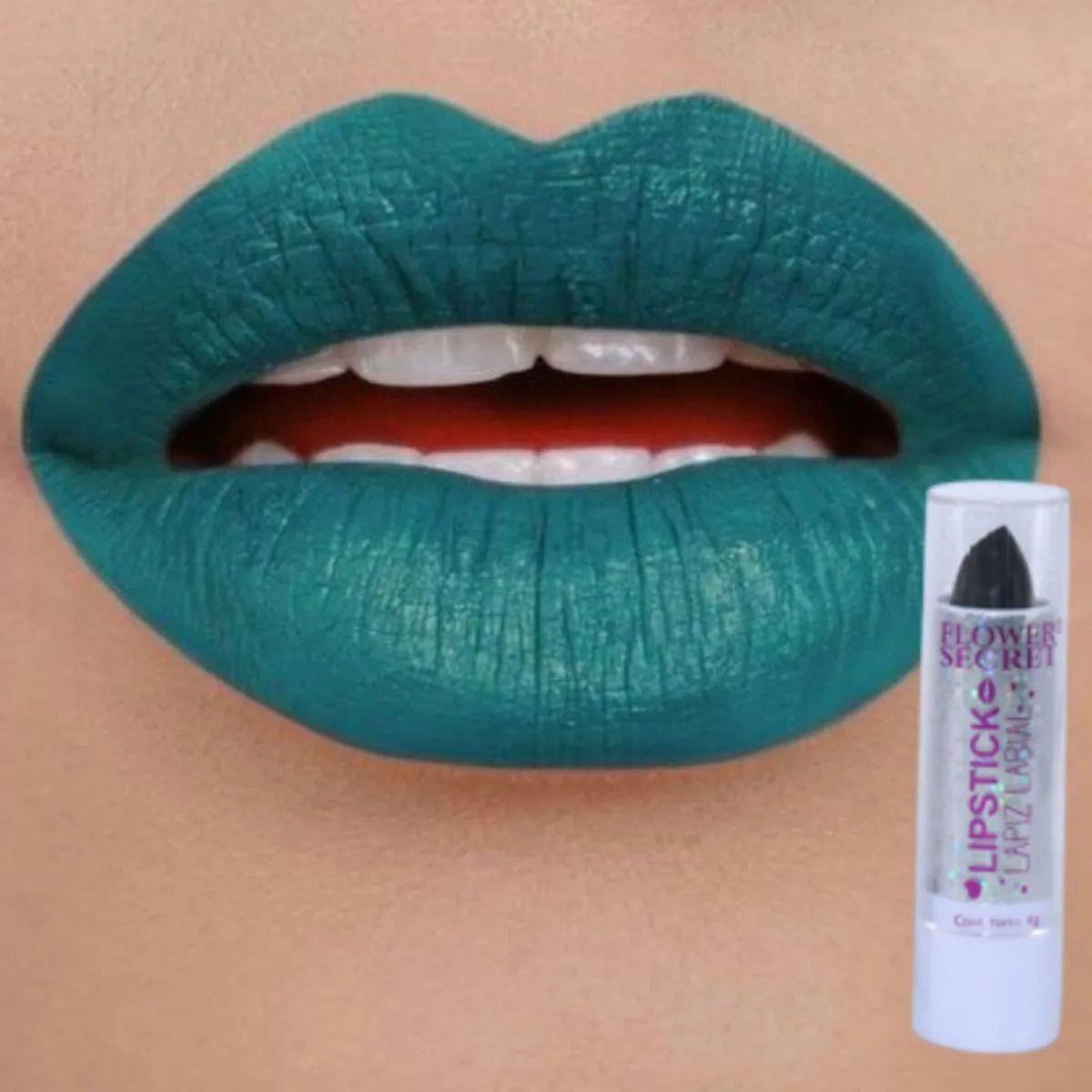 Set 5 Labiales Mate Colores Fantasía Larga Duración ALJ-5