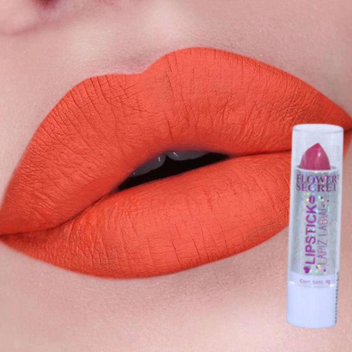 Set 5 Labiales Mate Colores Fantasía Larga Duración ALJ-7