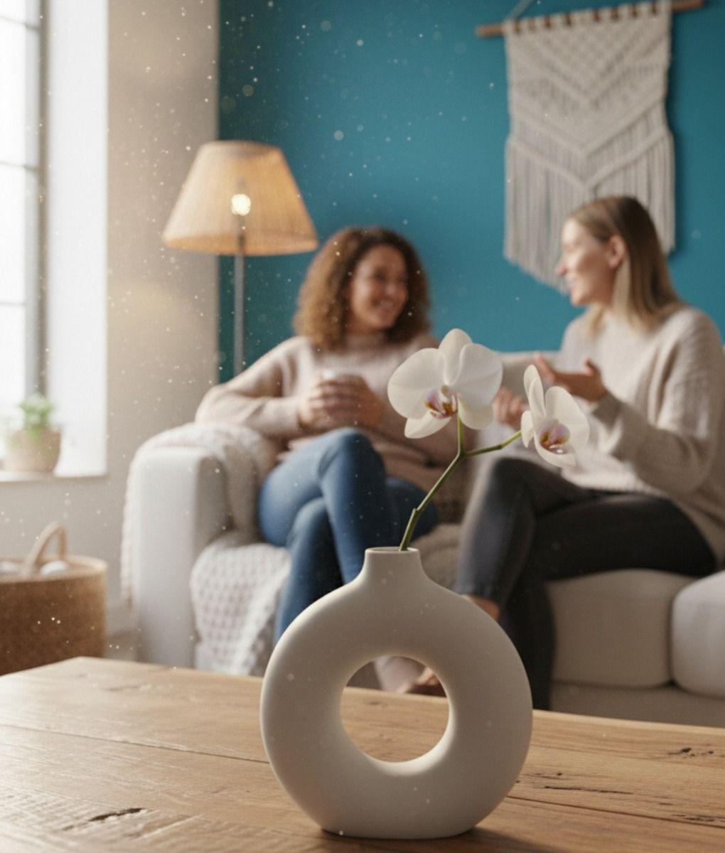 Florero Decorativo Diseño Conceptual Jarrón Adorno Hogar Jhn-3