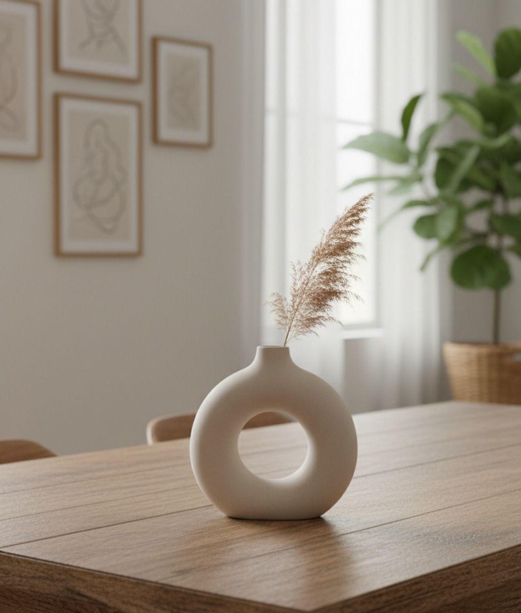 Florero Decorativo Diseño Conceptual Jarrón Adorno Hogar Jhn-7