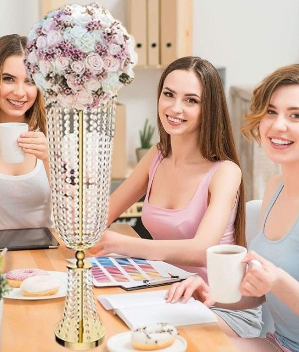 Florero Decorativo Centro Mesa Alto Soporte Flores 102cm Jhn-3