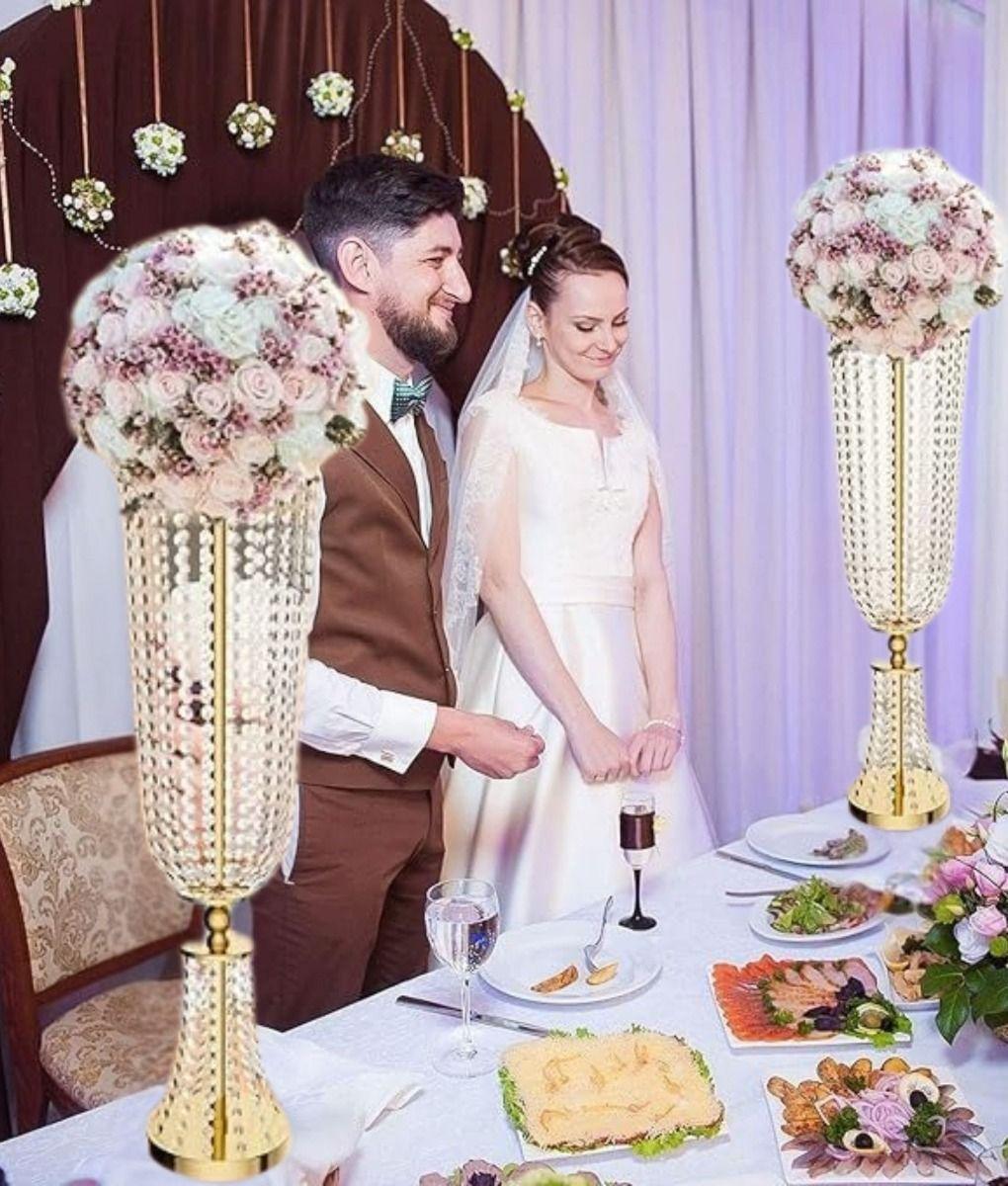 Florero Decorativo Centro Mesa Alto Soporte Flores 102cm Jhn-4