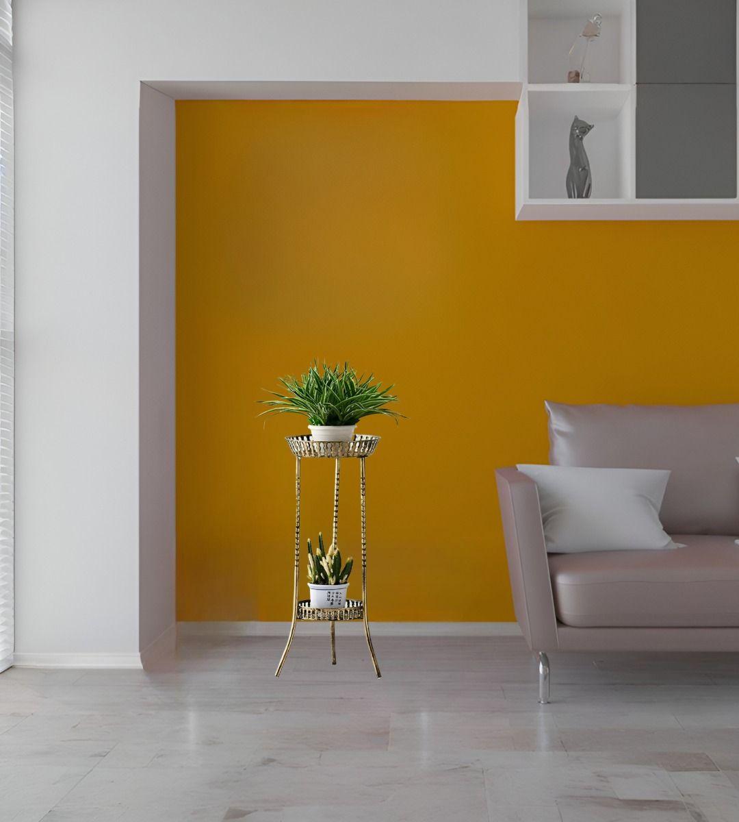 Porta Maceta Plantas Exhibición Soporte 2 Niveles Pie Jhn-8