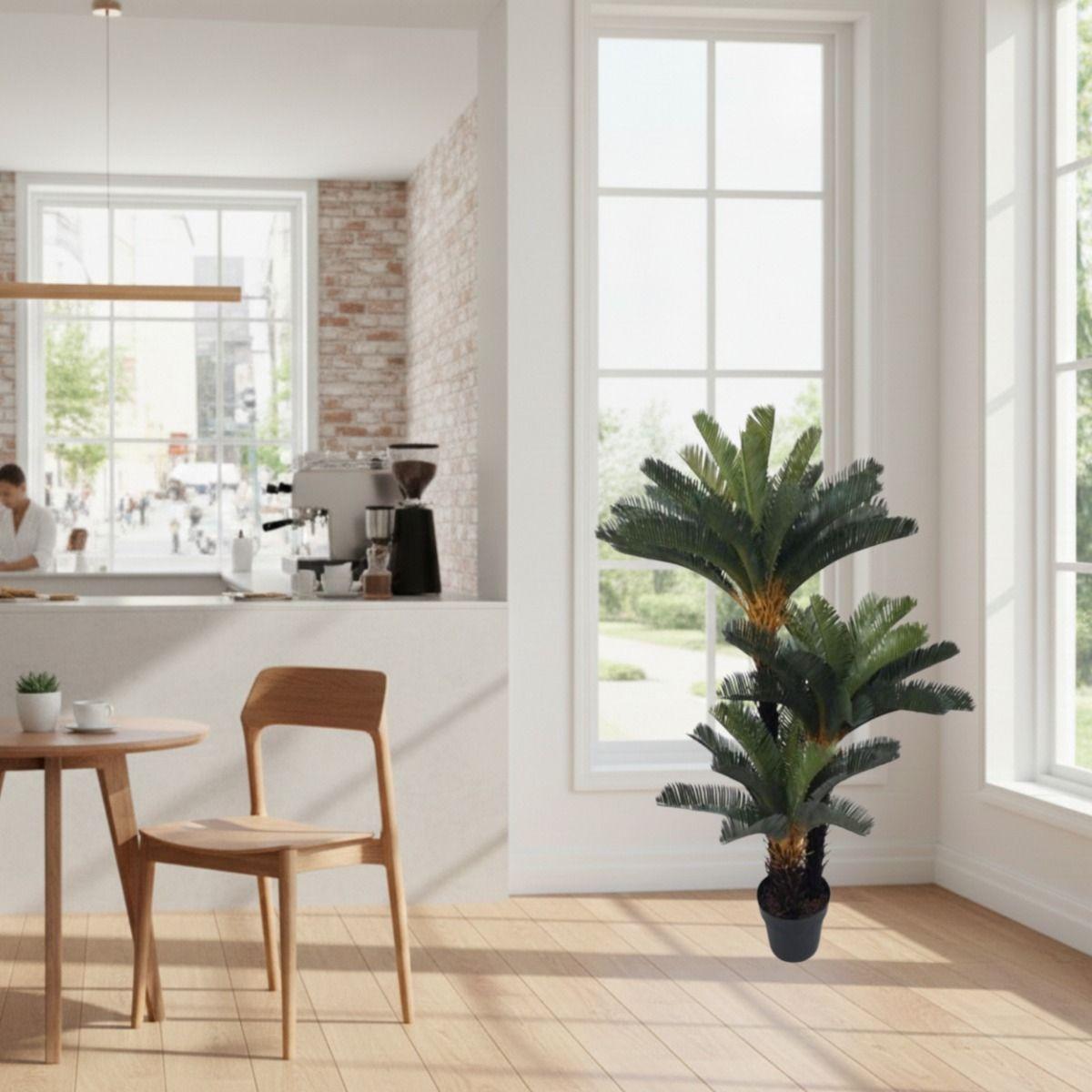 Planta Artificial Palmera Diseño Botánico Tropical Jhn-4