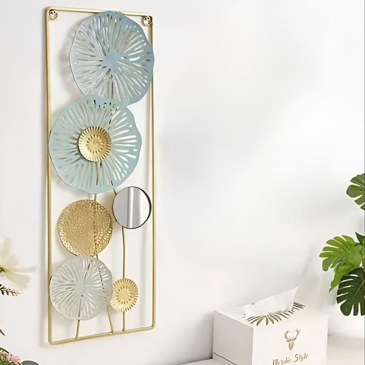 Decoración Espejo Pared Metal Ligero Moderno Elegante Jhn-6