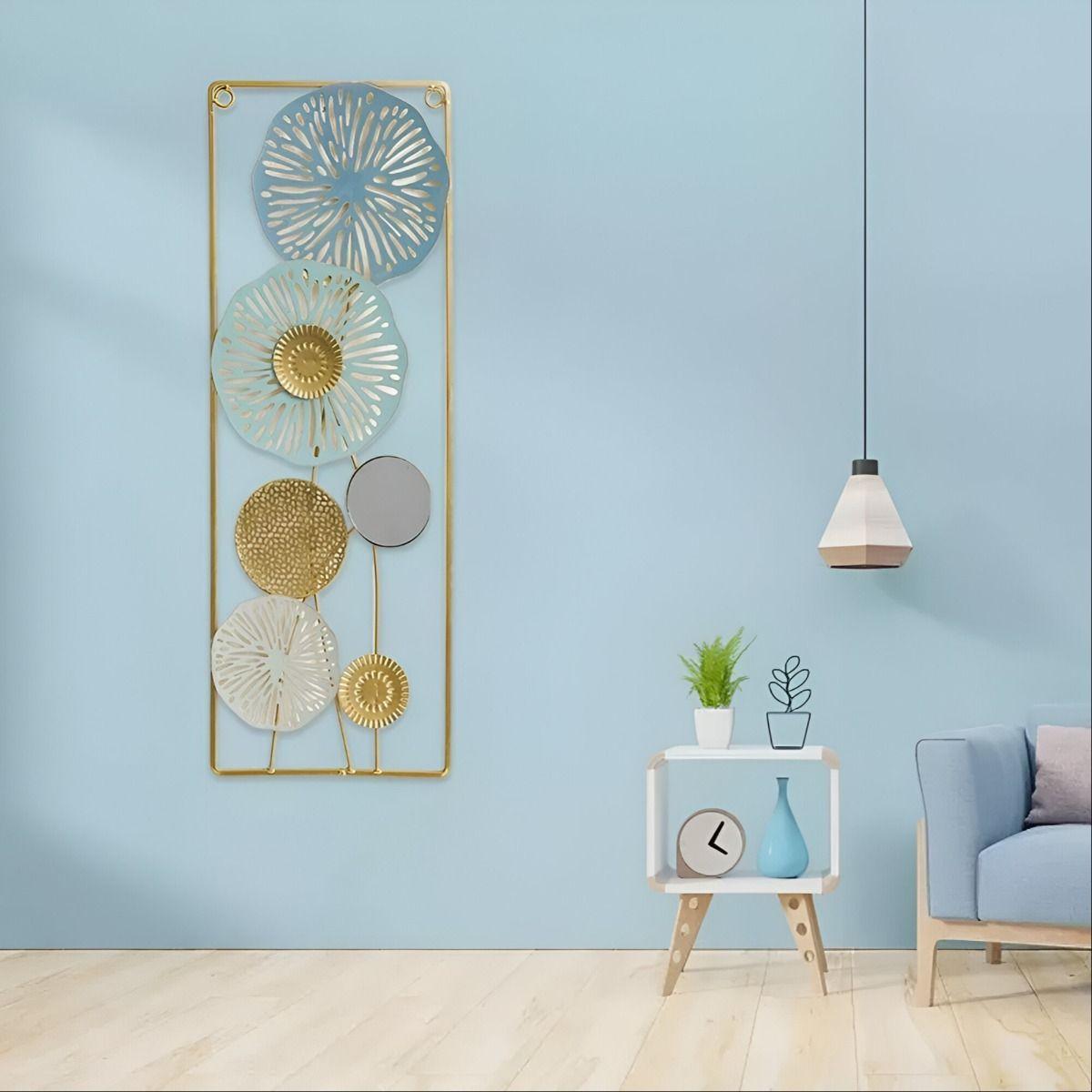 Decoración Espejo Pared Metal Ligero Moderno Elegante Jhn-7