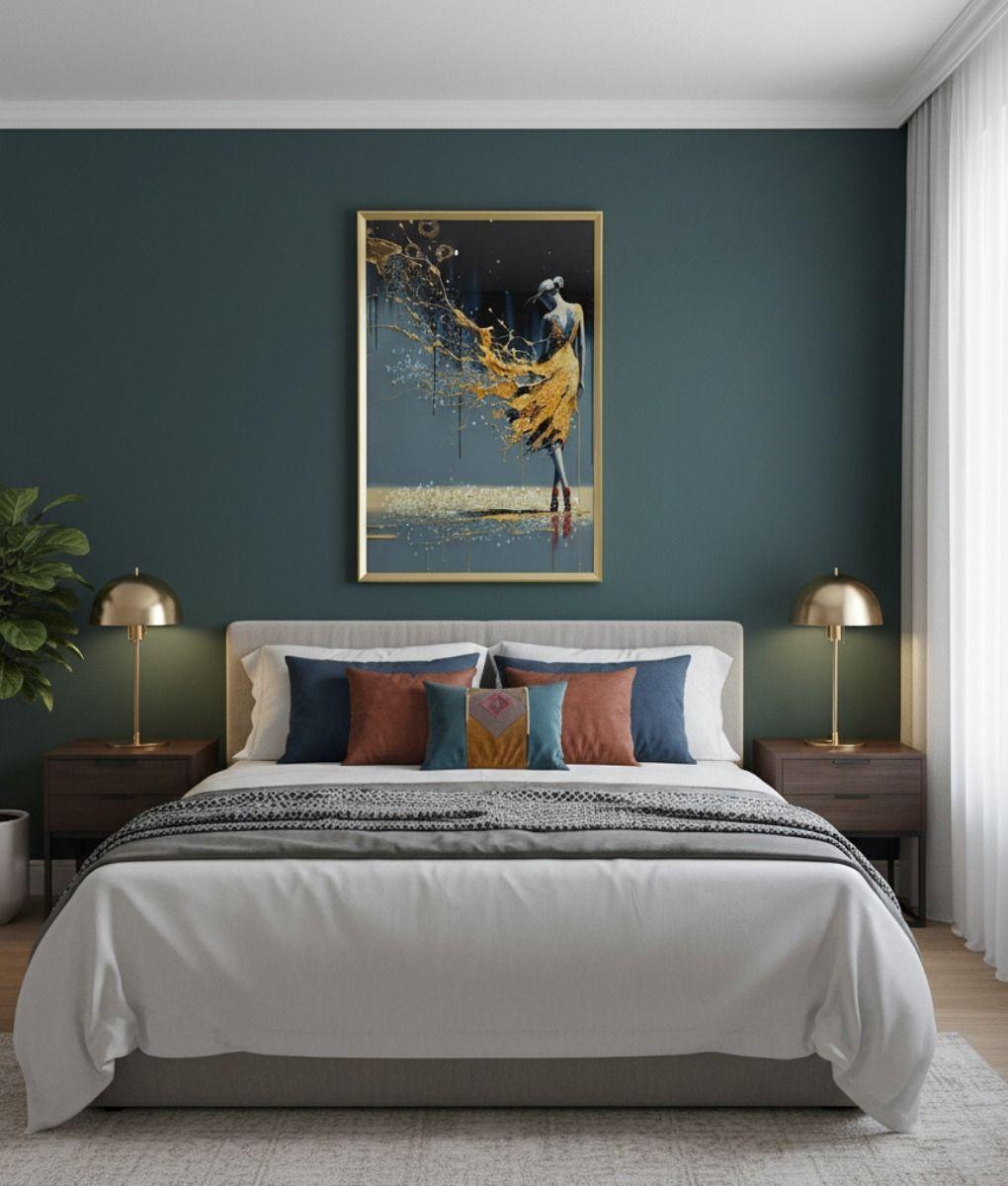 Cuadro Decorativo Arte Abstracto Elegancia Adorno Pared Jhn-6