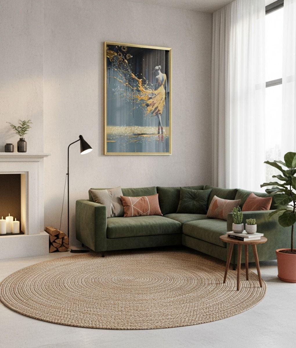 Cuadro Decorativo Arte Abstracto Elegancia Adorno Pared Jhn-7