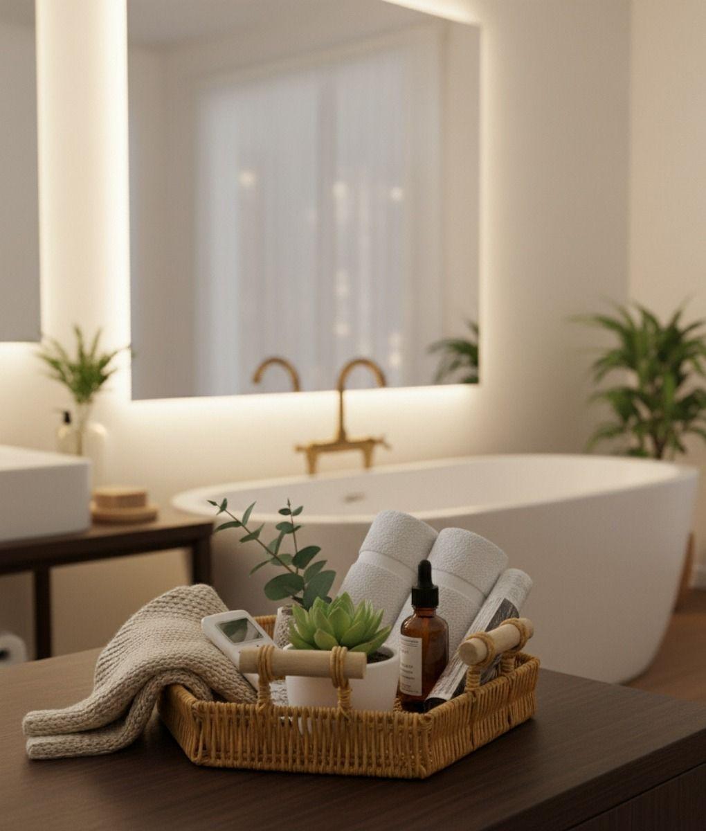 Set 3 Canastos Decorativos Cestas Apilables Naturales Jhn-5