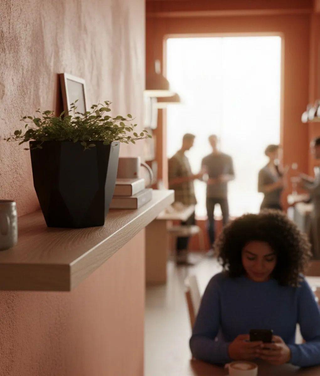 Set 5 Macetero Decorativo Estilo Diamante Moderno Jhn-4